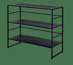 XAVIER Scaffale Da Parete Nero