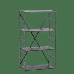 XAVIER Scaffale Da Parete Nero