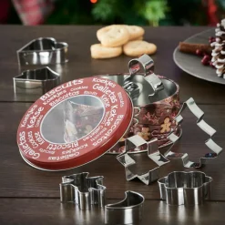 X-MAS Formine Coppaimpasto Set Di 8 Argentato