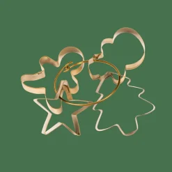 X-MAS GOLD Formine Coppaimpasto Set Di 4 Dorato
