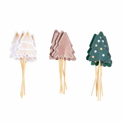 X-MAS Set Per Cupcake 48 Pezzi Multicolore