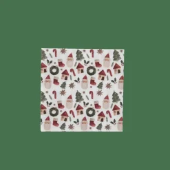 X-MAS VIBE Set Di 20 Tovaglioli Multicolore