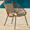YUMA Sedia Lounge Naturale