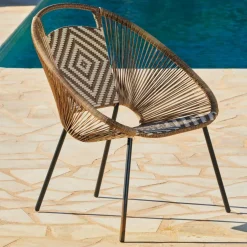 YUMA Sedia Lounge Naturale