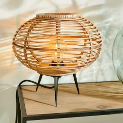 ZANZI Lampada Da Tavolo E27 Naturale