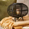 ZANZI Lampada Da Tavolo E27 Nero